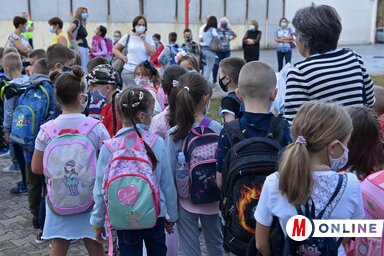 Tanévkezdés az újvidéki Petőfi Sándor Általános Iskolában (Fotó: Ótos András)