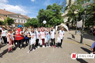 Tavaly Nagykikindán a Vöröskereszt napja alkalmából több kültéri rendezvényt is megszerveztek (Vidács Hajnalka felvétele)