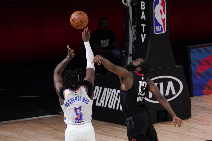 Harden kulcspillanatban blokkolta Dort tripláját (Fotó: Beta/AP) Harden kulcspillanatban blokkolta Dort tripláját (Fotó: Beta/AP)