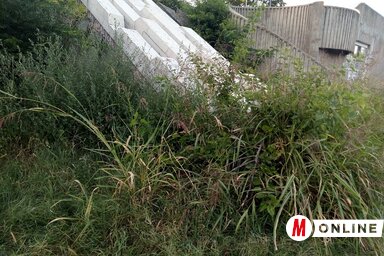 Teljesen ellepi a gaz a zsilip környékét (Fehér Rózsa felvétele)