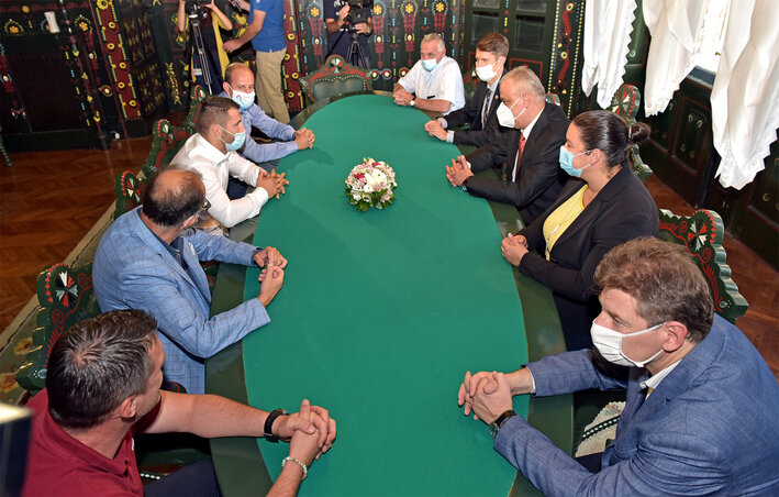 Részlet a fogadásról (Gergely Árpád felvétele)