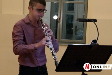 Andrej Jovanović, a fesztivál legfiatalabb zenésze (Bozsoki Valéria felvétele)