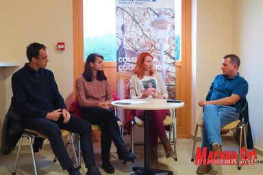 Benedek Miklós, Bíró Tímea, Losoncz-Kelemen Emese és Virág Gábor (Szalma Brigitta felvétele)