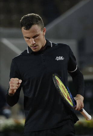 Fucsovicsnak volt oka az ünneplésre (Fotó: Beta/AP)