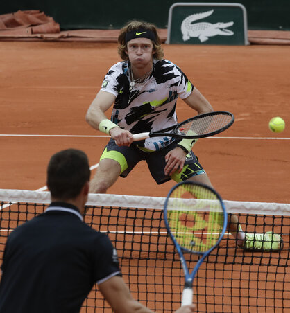 Az elején még reménykedtünk, de Rubljov az első játszma után simán legyőzte Marcit (Fotó: Beta/AP)