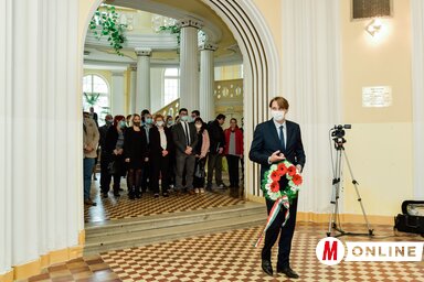 Dr. Czikajló Gergely, Magyarország Szabadkai Főkonzulátusának konzulja koszorúzott (Herédi Krisztián felvétele)