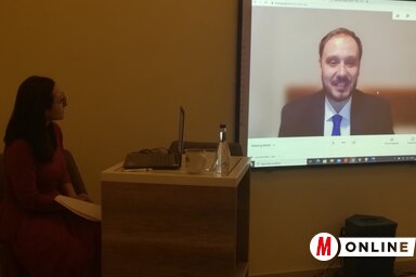 Szűts Zoltán online tartott előadást a VM4K-ban (Fotó: VM4K)