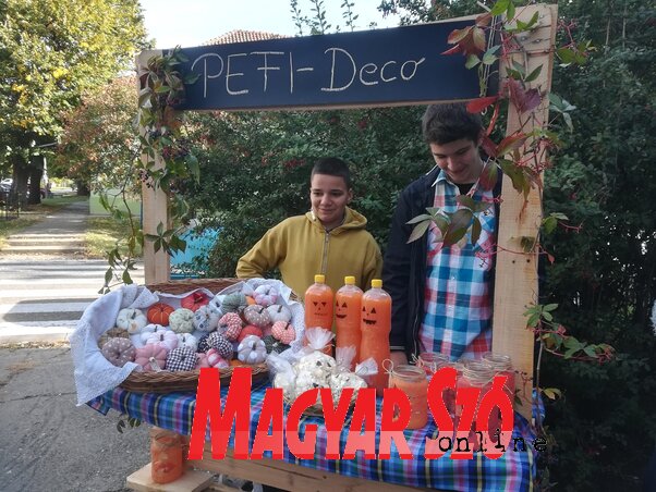 Stand őszi hangulatban (Fehér Rózsa felvétele)