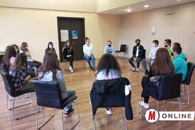 A projektum keretében a magyarkanizsai Ifjúsági Otthonban is tartottak foglalkozást (Jenei Klementina felvétele)