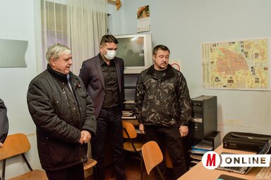 A tornyosi rendőrállomásról 24 órában követhetők a történések (Herédi Krisztián felvétele)