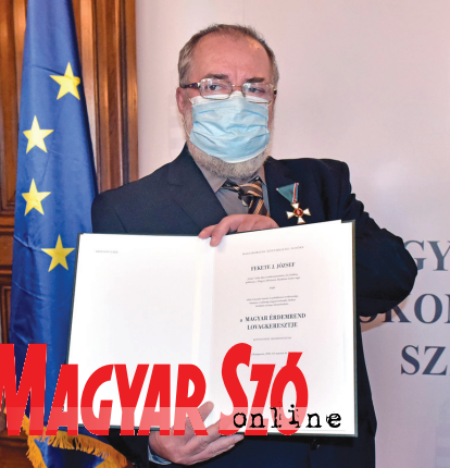 Kollégánk 10 éve dolgozik a Magyar Szóban (Fotó: Gergely Árpád felvétele)