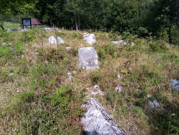 Az elhagyatott uroševinei sírkert Az elhagyatott uroševinei sírkert