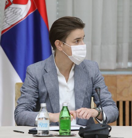 Ana Brnabić (Fotó: Beta) Ana Brnabić (Fotó: Beta)