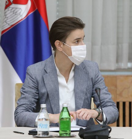 Ana Brnabić (Fotó: Beta)