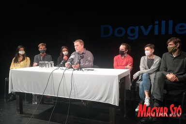 A Dogville sajtótájékoztatója  (Fotó: Lukács Melinda)