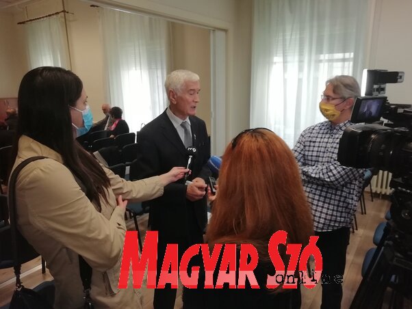Momo Čolaković az anyanyelven való tájékoztatás fontosságát emelte ki nyilatkozataiban (Tóth D. Lívia felvétele) Momo Čolaković az anyanyelven való tájékoztatás fontosságát emelte ki nyilatkozataiban (Tóth D. Lívia felvétele)