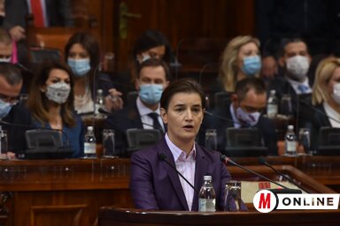 Ana Brnabić miniszterelnök (Ótos András felvétele)