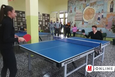 Szépen pattogott a labda Réka és Borislava között (Fehér Rózsa felvétele)