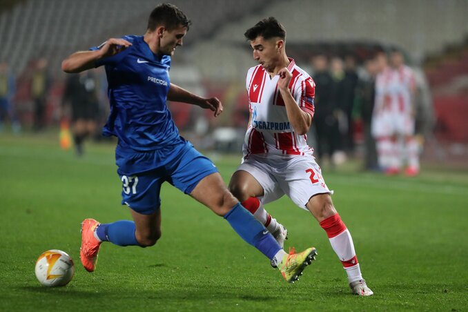 A Crvena zvezda átsiklott a Slovan jelentette akadályon (Fotó: Beta)