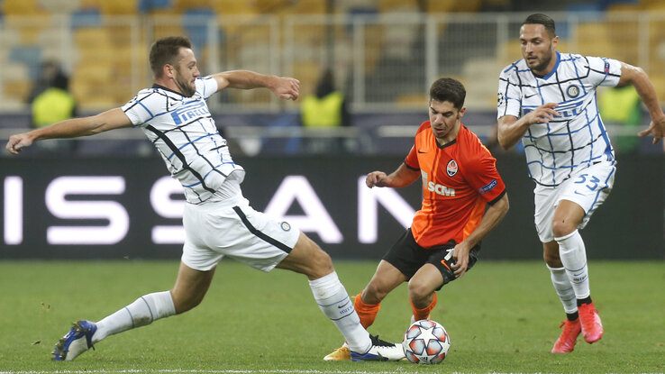 Az Inter eddig csak szenvedett a BL-ben (Fotó: Beta/AP)