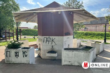Felújítják a Cservenka központjában álló kutat (Paraczky László felvétele)