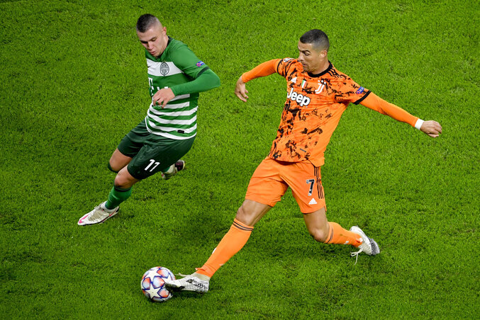 Ronaldót igen, társait nem sikerült megakadályozni a gólszerzésben (Fotó: MTI)