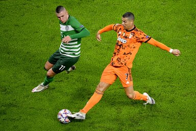 Ronaldót igen, társait nem sikerült megakadályozni a gólszerzésben (Fotó: MTI)