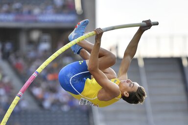 Armand Duplantis győztes ugrása (Fotó: Beta/AP)