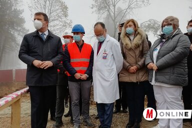 Igor Mirović megtekintette a Kamenica 3 kórházrészleg építésének kezdetét (Tóth D. Lívia felvétele)