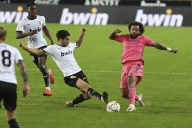 Marcelo is összehozott egy tizenegyest az ellenfélnek (Fotó: Beta/AP)