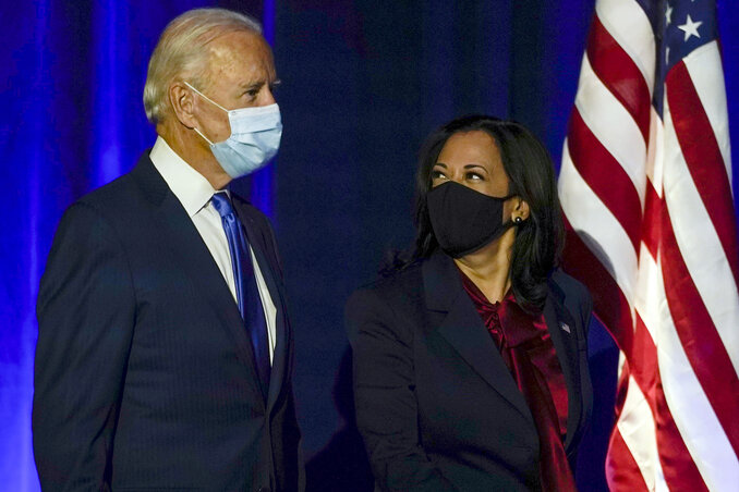 Joe Biden és Kamala Harris demokrata párti elnök- és alelnökjelölt (Fotó: Beta/AP) Joe Biden és Kamala Harris demokrata párti elnök- és alelnökjelölt (Fotó: Beta/AP)