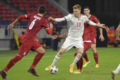 Kalmár Zsolt gólja az első félidőben kialakította a végeredményt (Fotó: MTI)