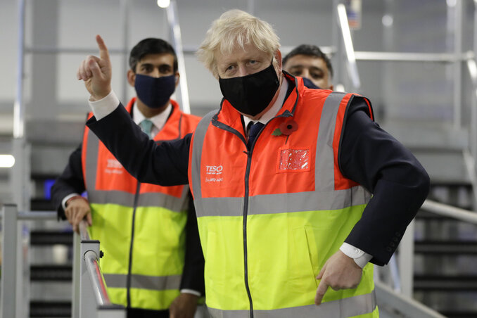 Boris Johnson brit miniszterelnök (Fotó: Beta/AP)