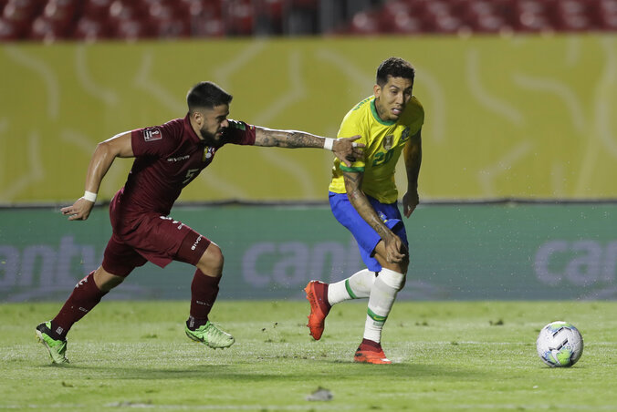Firmino révén továbbra is veretlenek a brazilok (Fotó: Beta/AP)