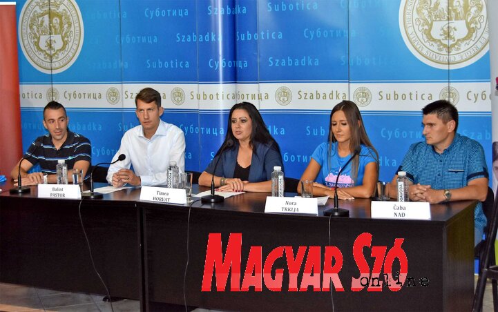 Kristifor Bogdanović, Pásztor Bálint, Horvát Tímea, Nora Trklja és Nagy Csaba (Fotó: Gergely Árpád)