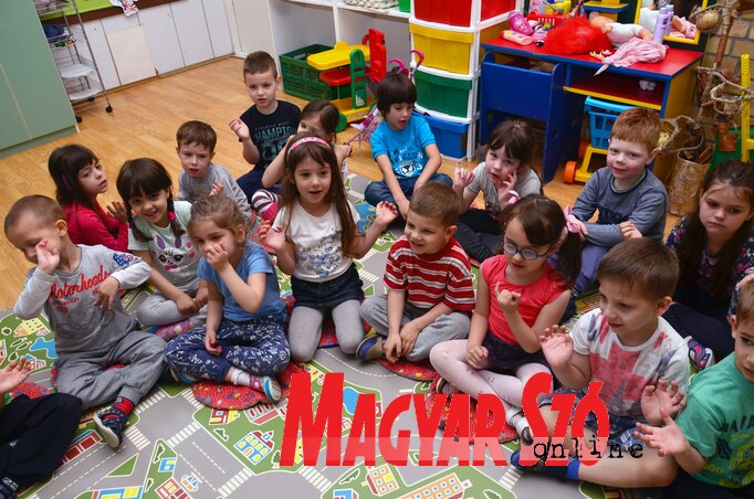 Illusztráció: újvidéki óvodások (Dávid Csilla felvétele)