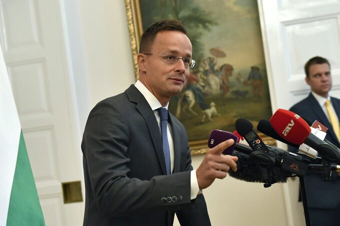 Szijjártó Péter (Fotó: MTI)