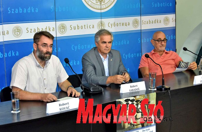 Kovács Róbert, Szabados Róbert és dr. Steinfeld Josua (Fotó: Gergely Árpád)