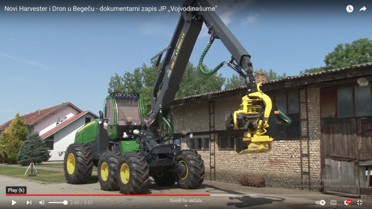 A modern fakitermelő gép (Screenshot) A modern fakitermelő gép (Screenshot)