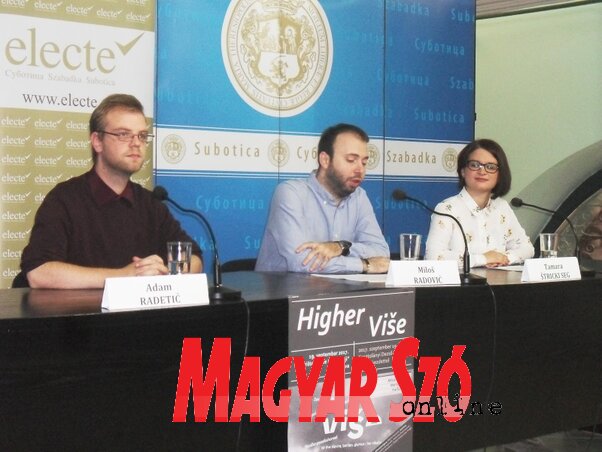 Radetić Ádám, Miloš Radović és Tamara Štricki Seg (Fotó: Lukács Melinda)