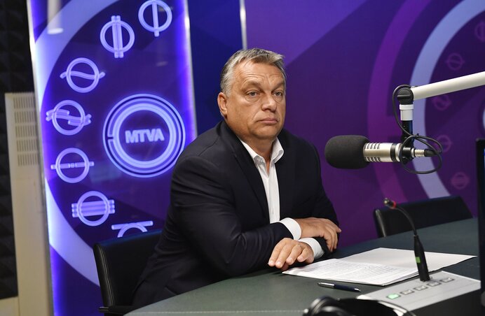 Orbán Viktor magyar miniszterelnök (MTI Fotó: Illyés Tibor)