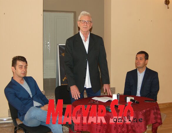 Lénárd Róbert, Venczel Valentin és Nemanja Milenković Lénárd Róbert, Venczel Valentin és Nemanja Milenković