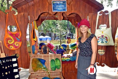 A nemezből készült termékek megvásárolhatók az Etsy feltinarium internetes boltjában (Gergely József felvétele)