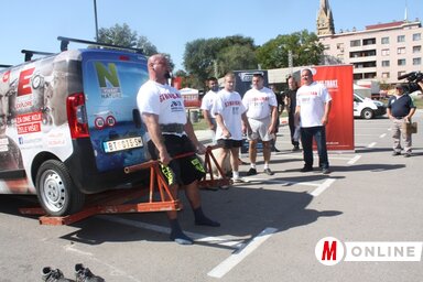 Roninak szinte meg sem kottyant egy gépkocsi (Kazincy Paszterkó Diana felvétele)