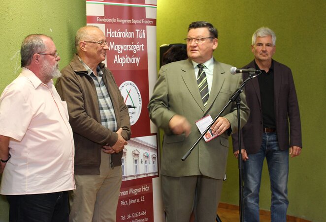 Fekete J. József, Virág István, dr. Bokor Béla, Horzsa Gábor