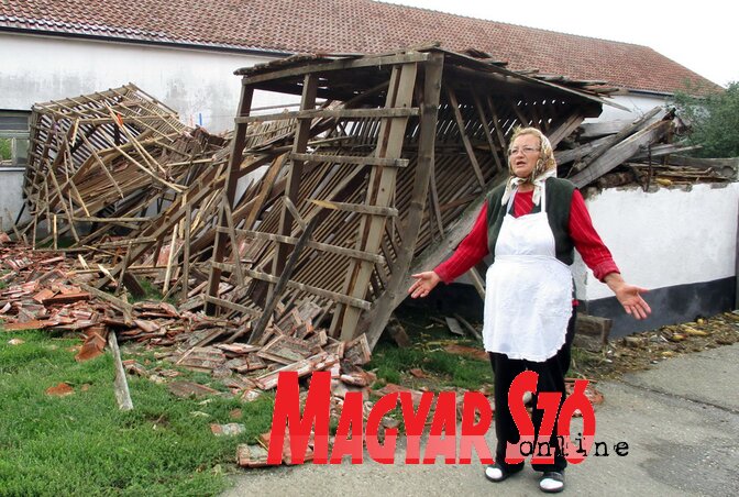 Tóth Erzsébet a nagy robajtól nem hallotta, mikor dőlt össze a góré Tóth Erzsébet a nagy robajtól nem hallotta, mikor dőlt össze a góré
