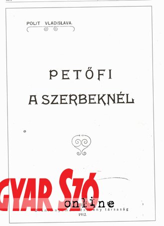 Vladislava Polit tanulmányának címlapja