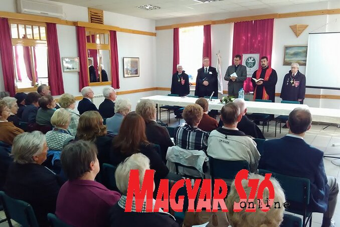 A tanulmányi hétvége ünnepélyes megnyitója (Lakatos János felvétele)