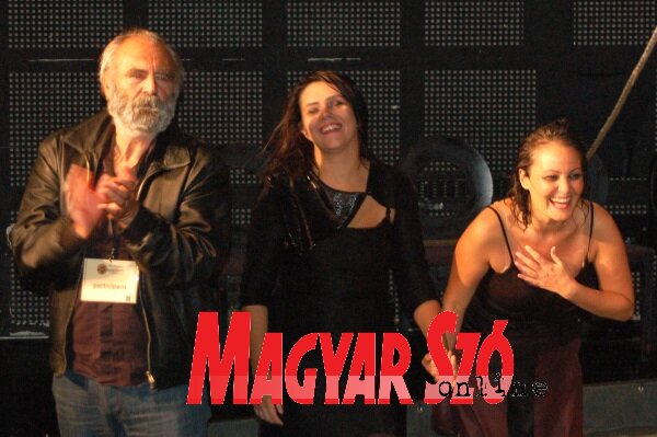 Şaban Nadji a nagy sikerű Othello két művészével Şaban Nadji a nagy sikerű Othello két művészével