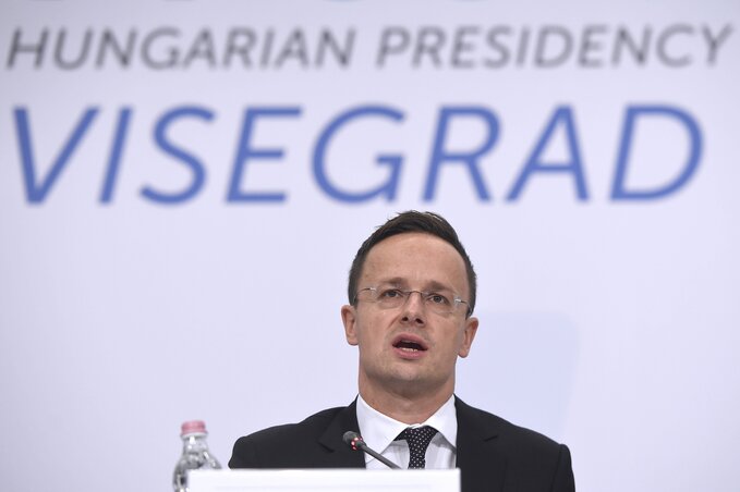 Szijjártó Péter (Fotó: MTI)